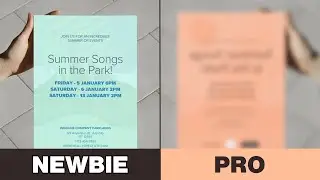 Design Pro Transforms a Poster | How to enhance your designs in 2024 (using Canva)