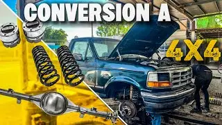 INSTALACIÓN de DIFERENCIAL 4x4 a FORD PICK-UP 1995 sencilla