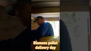 Biomass pellet delivery day