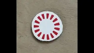 DIY Peppermint Christmas Tree Ornament Idea