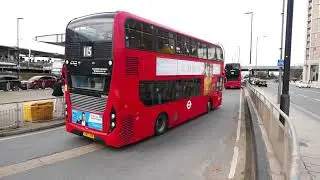 Buses at Canning Town  - part two  - 22nd February 2020