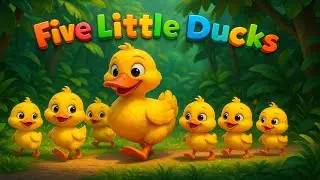 Five Little Ducks | Tidy Up Time Action Song | Toddler & Preschool Learning