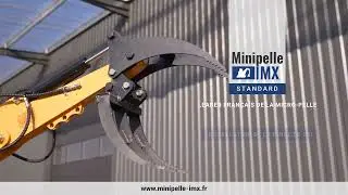 Mini pelle IMX | Installation de la pince de tri - Grappin