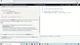 Tutorial 20 - class syntax to define constructor function - freecodecamp