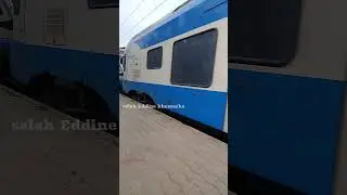 navette N⁰34 vers Alger arrive &agrave; Boudouaou #alger #train #railway #trainspotting #rail
