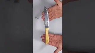 Making a nice knife from trash materials/Full video on the channel#knife #satisfying #entertainment