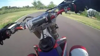 Wheelie & Track CRF 250 motard Ottobiano Pista South Milano