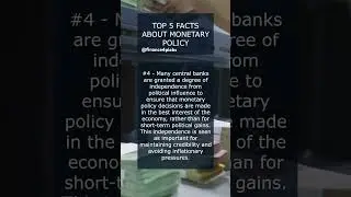 TOP FIVE FACTS ABOUT MONETARY POLICY [D] #finance #fintech #business #economies #leboss