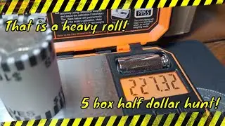 5 box half dollar hunt! The silver train rolls on!! #huntingswohio #coinrollhunting #silver