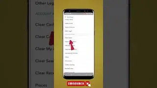 How to clear cache snapchat android