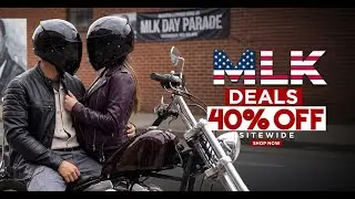MLK Day 40% off Mega Sale is Live - Shop Now #danielsmart #leatherclothing #biker 