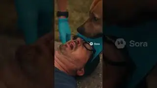 Zoey the hero dog ! #fypyoutube #sora #ai #aesthetic