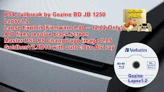 PS4 Jailbreak BD-JB-1250 by  Gezine  / MasterPS0 Change-app-image / Goldhen2.4B18.6