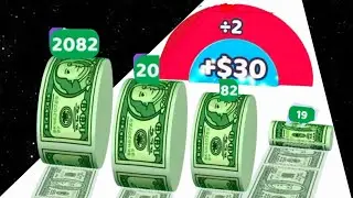 Satisfying Mobile Game - Coin Stack (ASMR Gameplay) Math Games