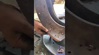 Satisfying Truck Brake Pads Riveting | Professional Brake Repair #how #mechanic #shorts #automobile