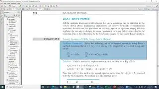 Lecture 2021 04 16 System of ODEs and Adaptive RK methods