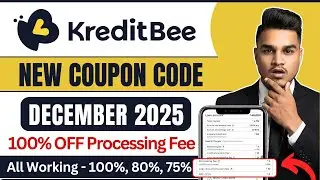 Kreditbee Coupon Code December 2025 | Kreditbee Coupon Code For Processing Fee Today |Kreditbee Code