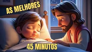 Enquanto Seu Filho Dorme, Essas Canções Cristãs Enchem o Quarto de Paz | Compilado Infantil