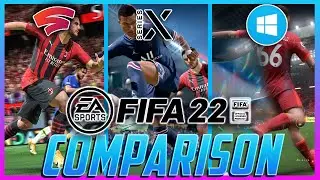 FIFA 22 Stadia vs Series X vs RTX 3080 Gameplay Comparison