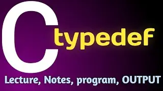 typedef in c programming