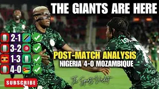 THE GIANTS ARE AWAKE! Nigeria 4-0 Mozambique: Why No One Can Stop the Super Eagles!