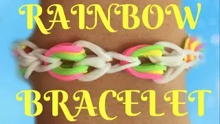 Легкие радужные браслеты Loom Bands