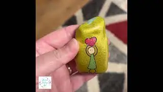 Move Mountains - Hand Painted Stone