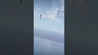 Stealth Bomber Executes Precision Payload Drop
