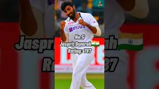 Top 5 Bowlers ICC Test Ranking 2023💥#shorts#shortsfeed#icc