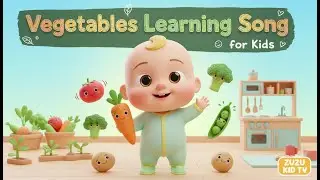 Vegetables Learning Song for Kids &ndash; Nursery Rhyme, Healthy Eating, and Toddler Learning Fun