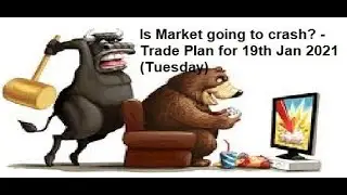 Is Market going to crash before budget? - Trade Plan for 19th Jan 2021 (English)