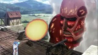 If Goku was in Attack on Titan | Goku vs Collosal Titan