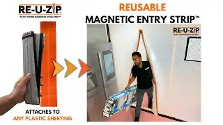 RE-U-ZIP&reg; MAGNETIC ENTRY STRIP&trade; | Create self-closing entryways effortlessly!