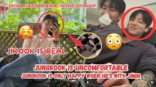 Jungkook Looks Awkward 😳 When He's With Jimin, He Can't Hide His Smile! 💖 Jikook Is Real