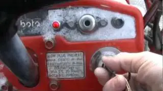 Kubota Diesel and Mercury -4 Coldstarts
