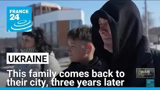 Ukraine: three years later, this family comes back to Irpin, one of the first cities which fell