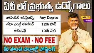 🚨 AP లో జూనియర్ అసిస్టెంట్ ఉద్యోగాలు || AP Junior Assistant Jobs 2025 || AP Govt Jobs || Job Search