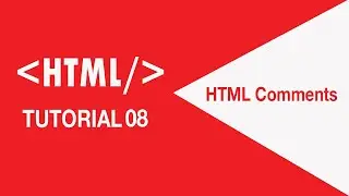 HTML-tutorial for beginners 08 | HTML Comments