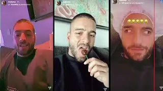 Maluma trying time warp effect | instagram story | November 16, 2020