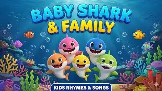 Baby Shark Song 🦈 | Shark Family Dance | Fun Kids Rhyme #babyshark #sharkfamily #kidsrhymes