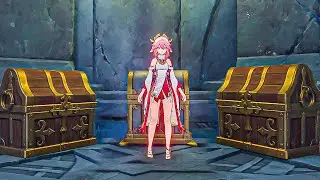 TRIPLE CHEST!! Light Realm Core PUZZLE - Three Realms Gateway Offering event Genshin Impact 2.5