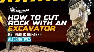 How to Cut Rock with an Excavator: Rock Trencher Alternative