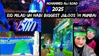 Eid Milad Un Nabi Biggest Juloos In Mumbai|Mohammed Ali Road|2025|Mumbai|1500 years complete Jashn