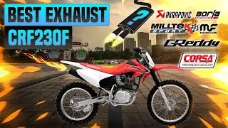 Honda CRF230F  Exhaust Sound🔥BBBR,DG,FMF,JFG,ProCircui,Yoshimra,Upgrade