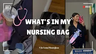WHAT'S IN MY NURSE WORK BAG | NEW GRAD PCU NURSE