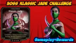 MK Mobile Boss Klassic Jade Challenge Gameplay+Rewards Cute Jade❤️