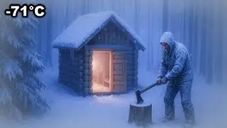24 Hours Trapped in a Frozen Cabin After a Massive Blizzard | Extreme Survival Challenge