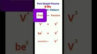 Passive Voice | Past Simple Passive | correct forms of verbs in Past Simple Passive | Simple Past