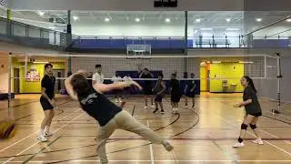 WILD VOLLEYBALL RALLIES ALWAYS END IN A BOOM SPIKE