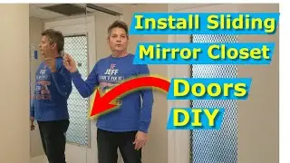 How to Install Sliding Mirror Closet Doors Instead of Bi-Fold